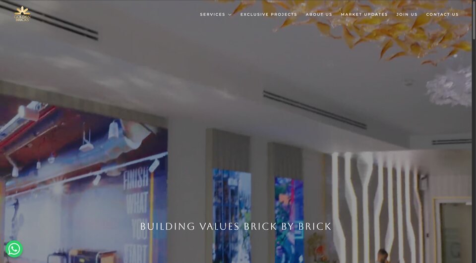 Golden Bricks website